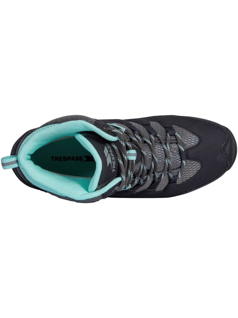 Chaussures montantes de randonnée imperméables mitzi - trespass Gris Gris anthracite - Kiabi