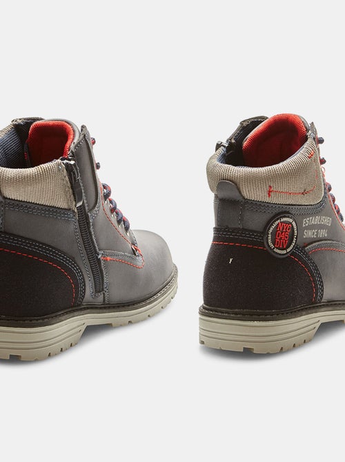 Chaussures montantes effet cuir BATA - Kiabi