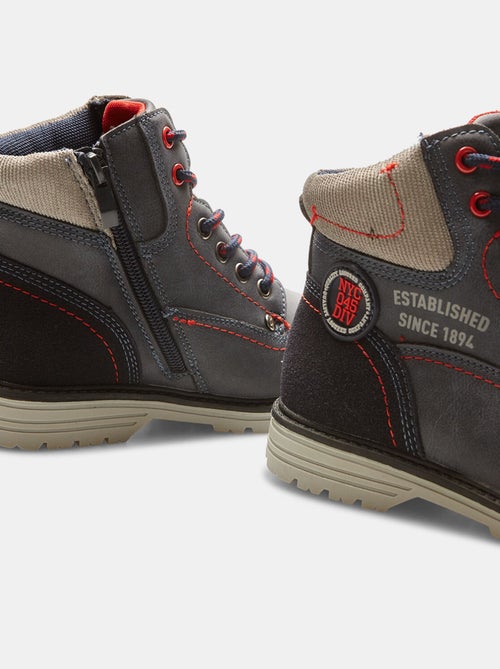 Chaussures montantes effet cuir BATA - Kiabi