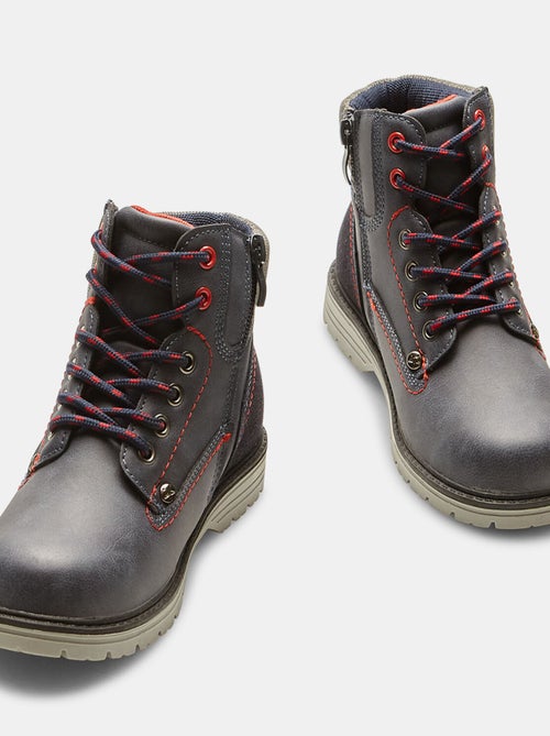 Chaussures montantes effet cuir BATA - Kiabi