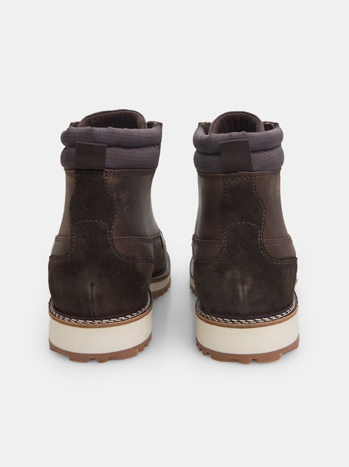 Chaussures montantes en cuir Weinbrenner BATA - Kiabi