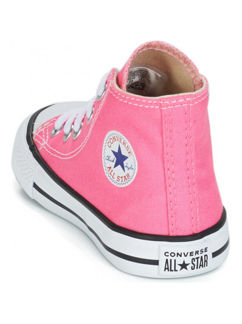 Chaussures Montantes Pour Enfant Chuck Taylor all Star Classic Rose - Kiabi