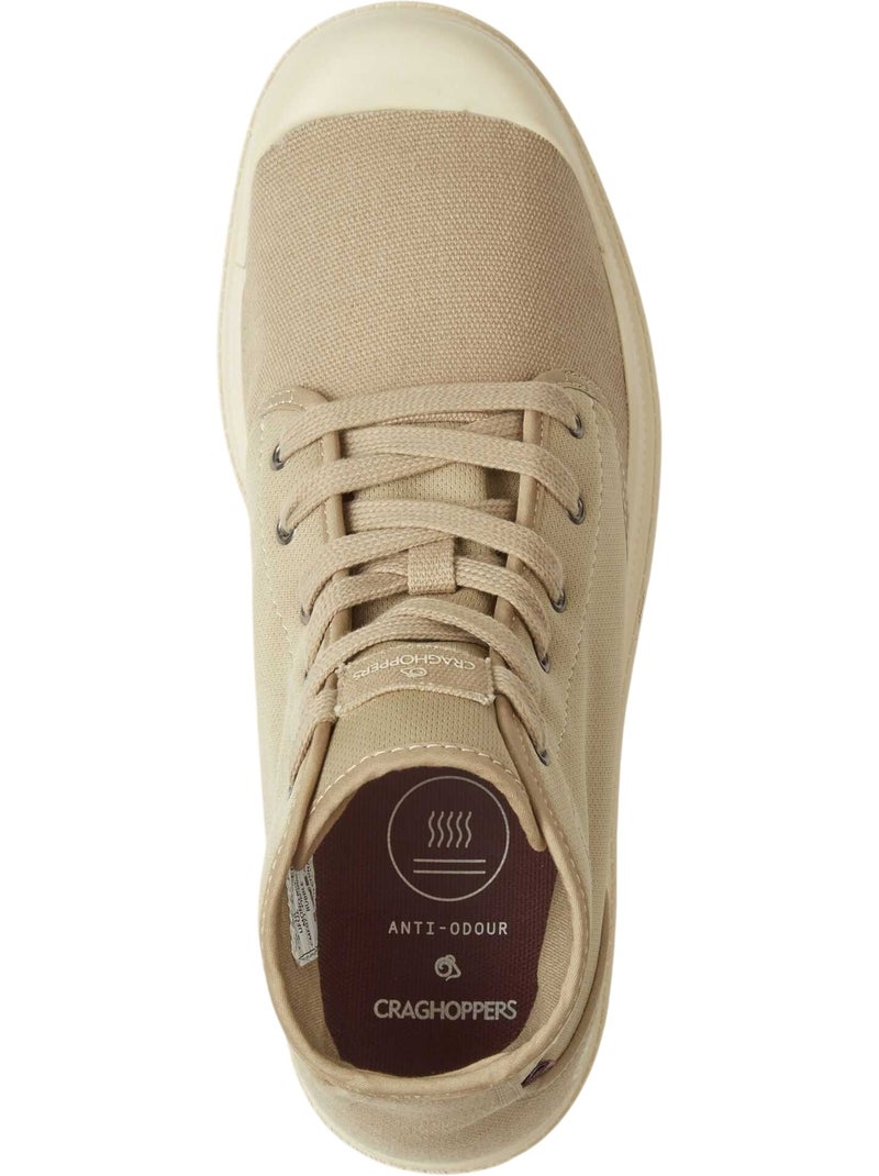 Chaussures montantes unies en coton - craghoppers Beige - Kiabi