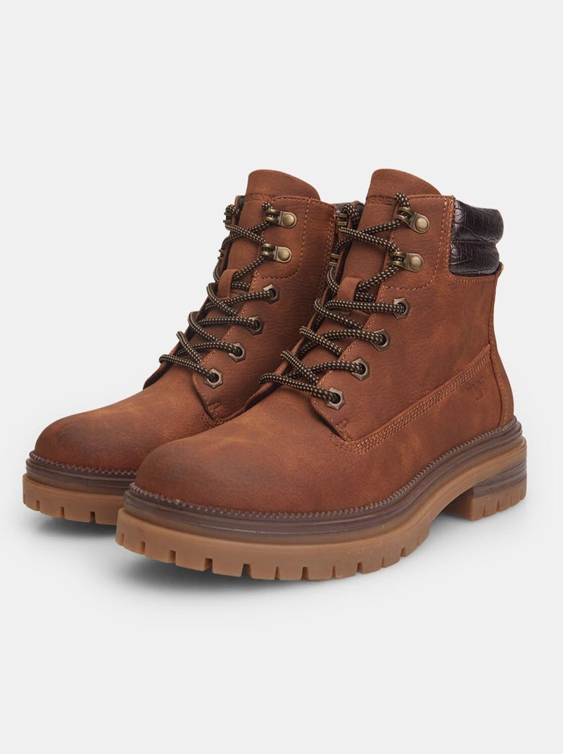 Chaussures montantes Weinbrenner Marron - Kiabi