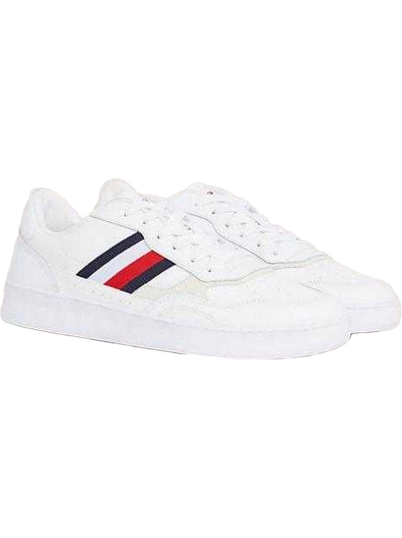 Chaussures motif/style rayures rétro - tommy hilfiger Blanc - Kiabi