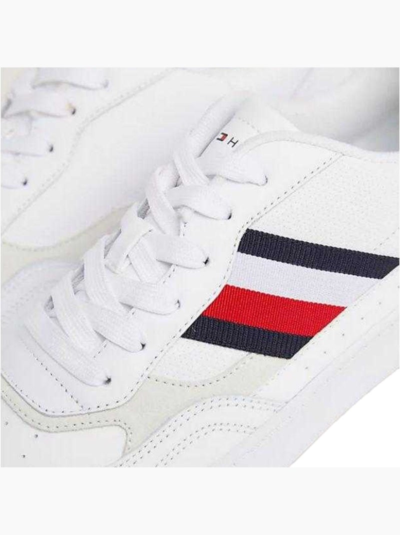 Chaussures motif/style rayures rétro - tommy hilfiger Blanc - Kiabi
