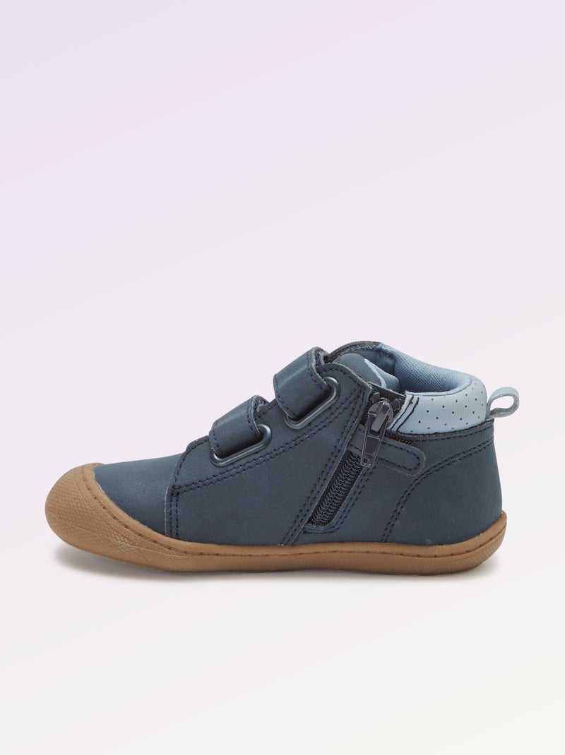 Chaussures motricité 3 '1ers pas' - Kitchoun Bleu - Kiabi