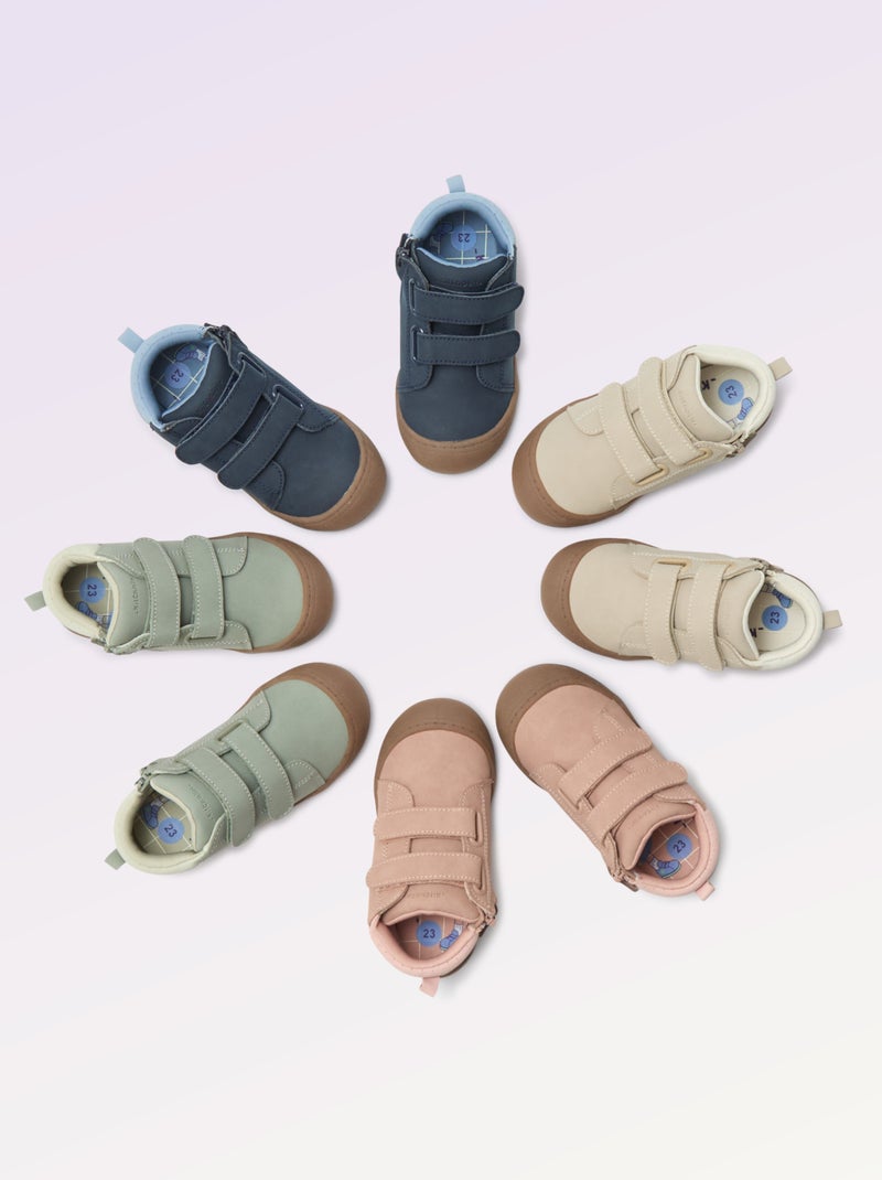 Chaussures motricité 3 '1ers pas' - Kitchoun Bleu - Kiabi