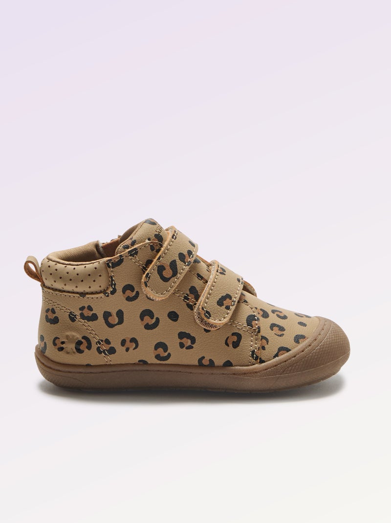 Chaussures motricité 3 '1ers pas' - Kitchoun Marron - Kiabi