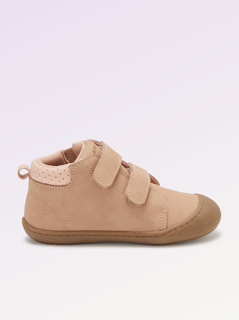Chaussures motricité 3 '1ers pas' - Kitchoun Rose - Kiabi