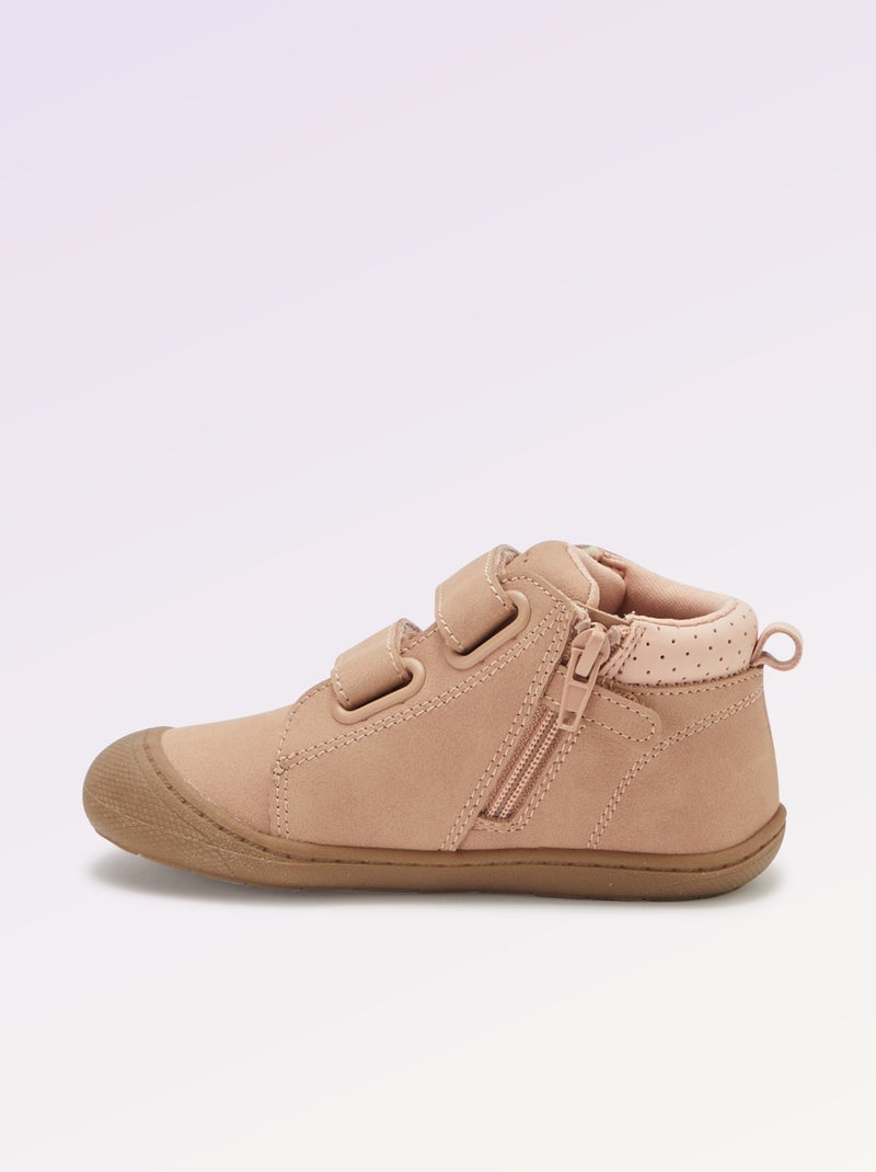 Chaussures motricité 3 '1ers pas' - Kitchoun Rose - Kiabi