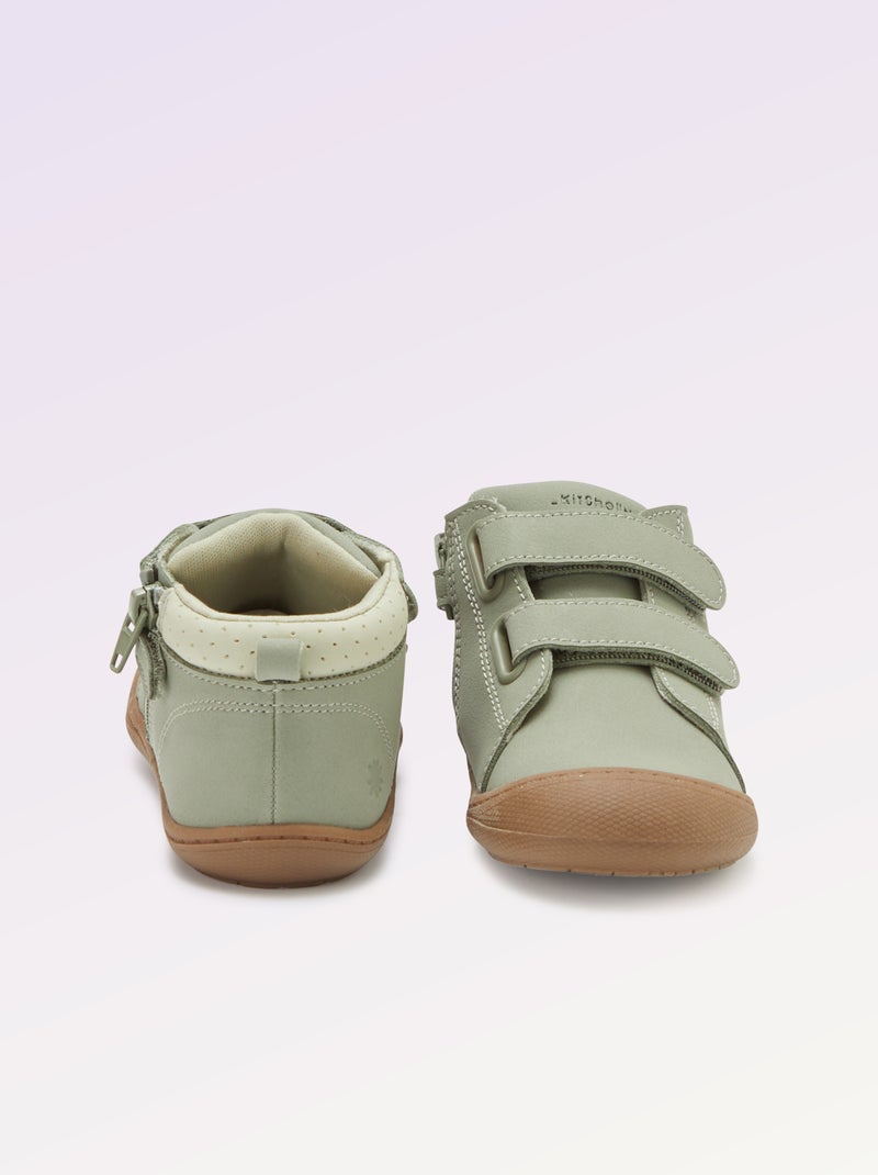 Chaussures motricité 3 '1ers pas' - Kitchoun Vert - Kiabi