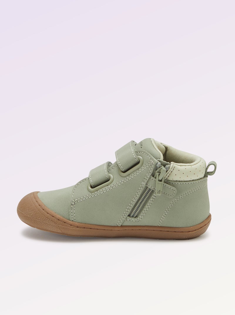 Chaussures motricité 3 '1ers pas' - Kitchoun Vert - Kiabi