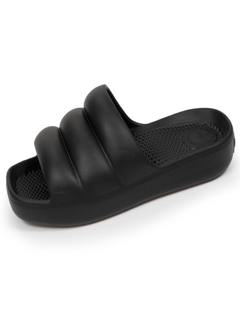 Chaussures Mules claquettes Noir - Kiabi