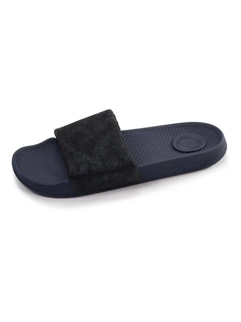 Chaussures Mules claquettes ultra confortables, faciles à enfiler Bleu marine - Kiabi