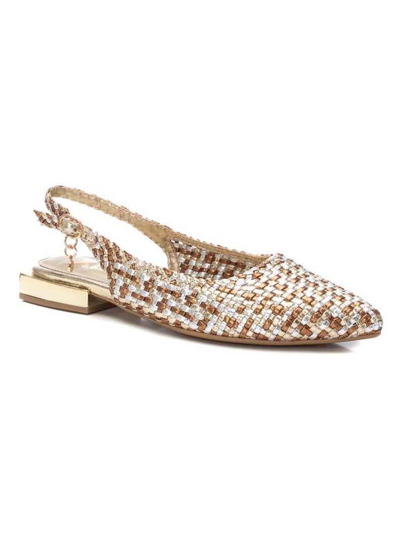 Chaussures plates femme Doré/or - Kiabi