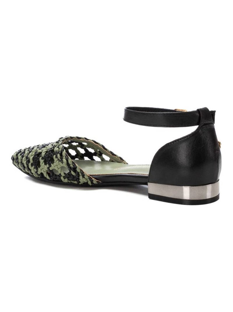 Chaussures plates femme Kaki - Kiabi