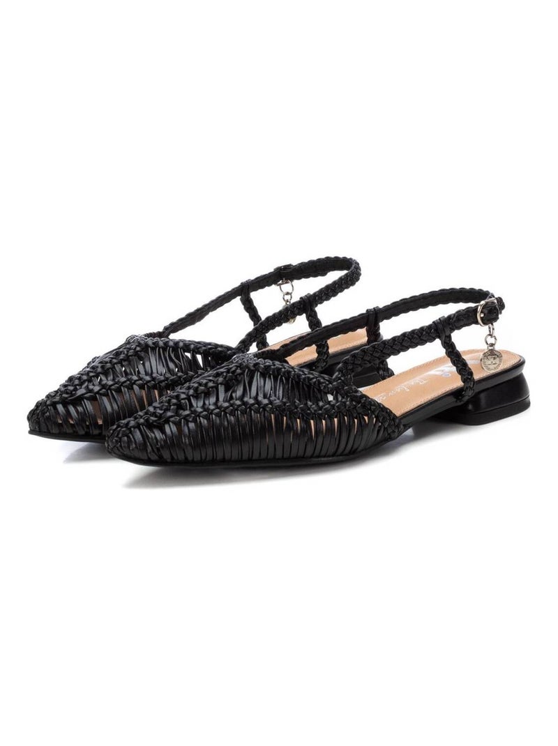 Chaussures plates femme Noir - Kiabi
