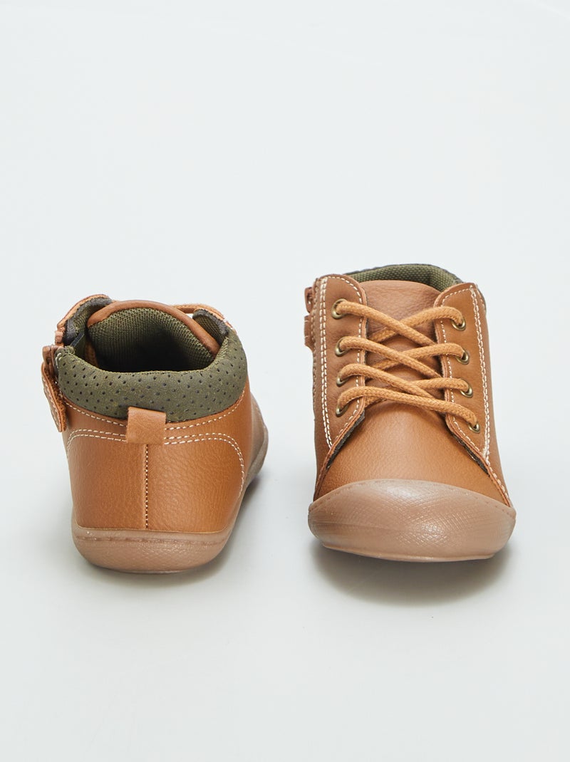 Chaussures premiers pas Marron - Kiabi