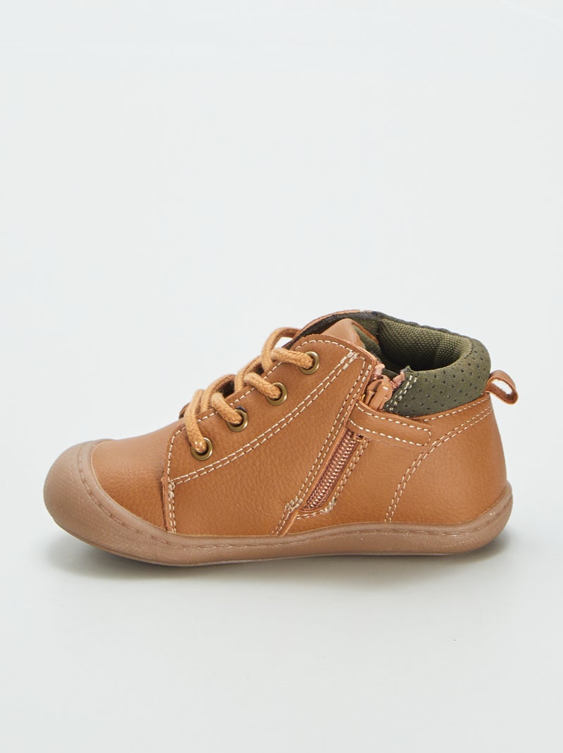 Chaussures premiers pas Marron - Kiabi