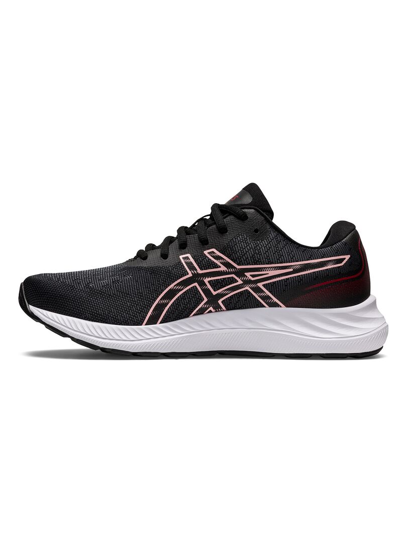 asics femme noir et rose