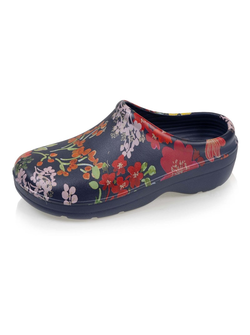 Chaussures Sabots pour le jardinage, ultra confortables Blanc Bleu marine - Kiabi