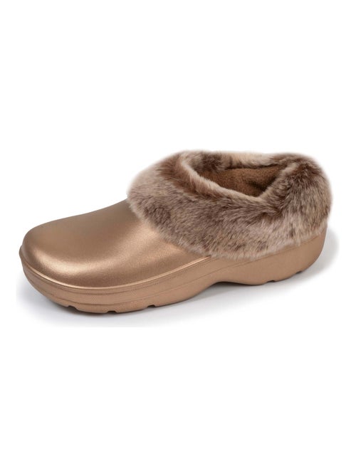 Chaussures Sabots sabot très confortable avec chaussettes fourrée amovible - Kiabi