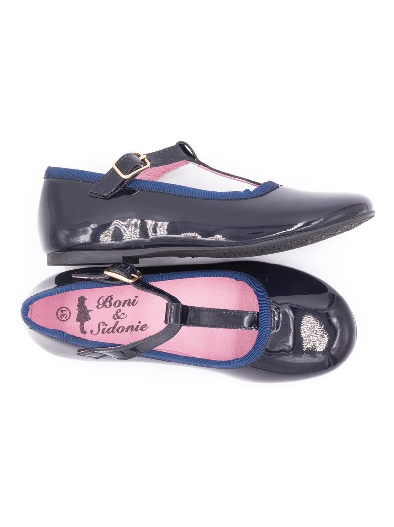 Chaussures Salomé Verni - Boni Aurore Bleu marine - Kiabi