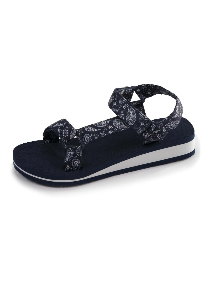Chaussures Sandales très confortables, attaches faciles Bleu marine - Kiabi