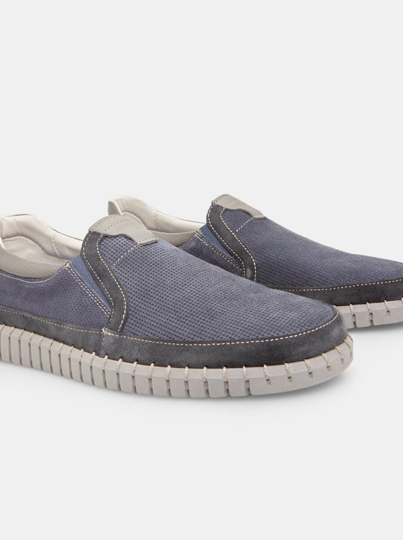 Chaussures sans lacets Comfit BATA Bleu - Kiabi