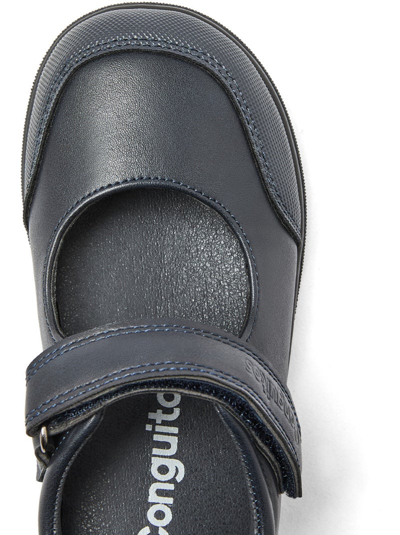 Chaussures scolaires conguitos barefoot goflex Bleu marine - Kiabi