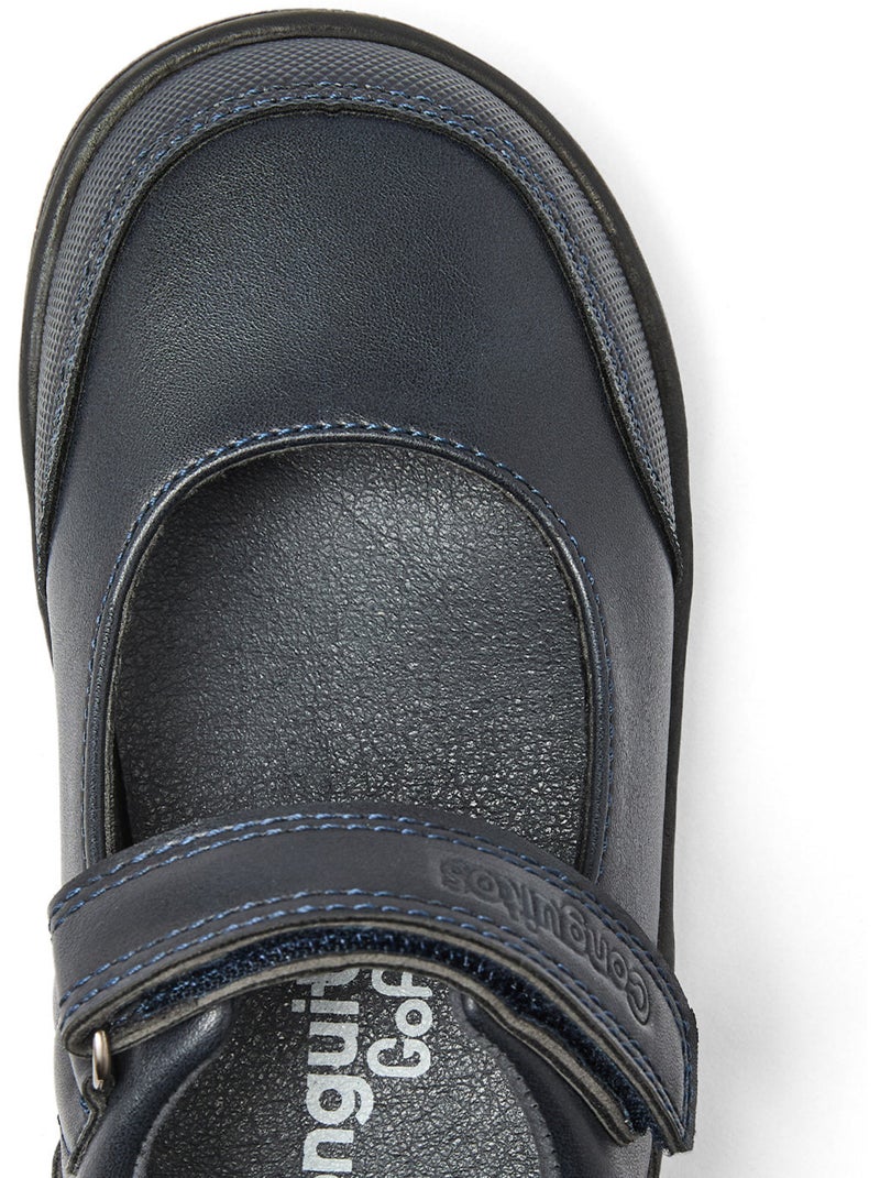 Chaussures scolaires conguitos barefoot goflex Bleu marine - Kiabi
