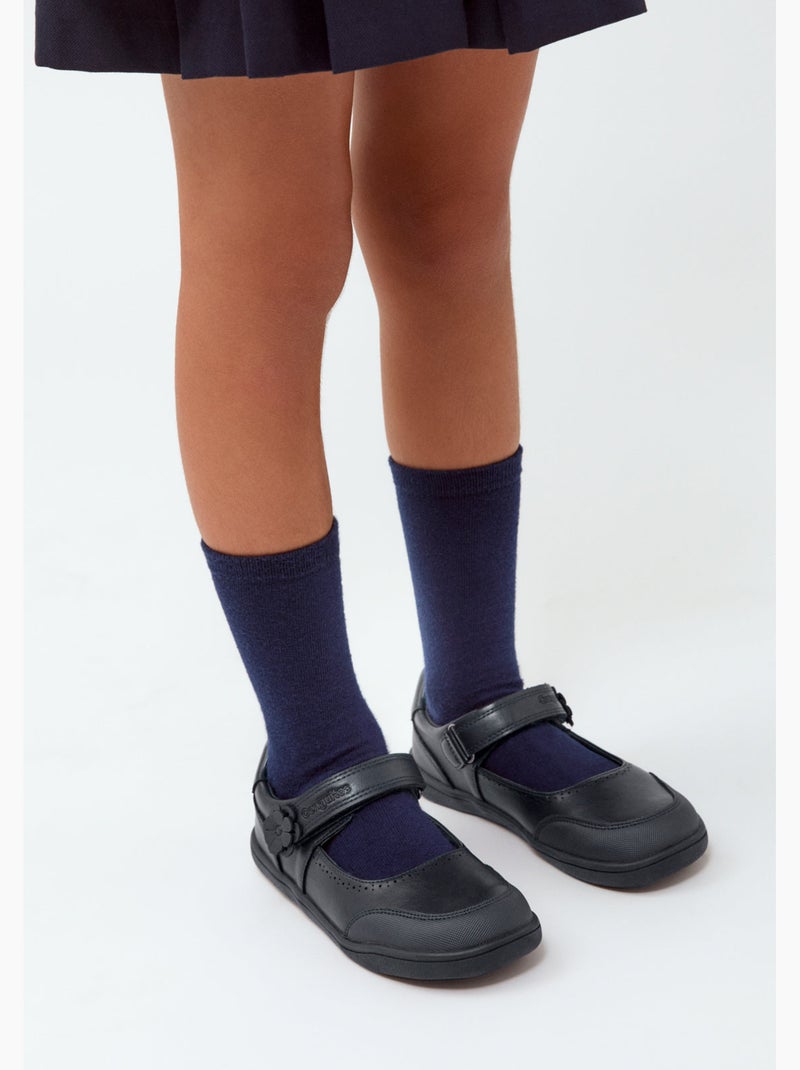 Chaussures scolaires conguitos barefoot goflex Bleu marine - Kiabi