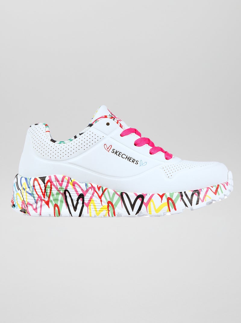 Chaussures 'Skechers Street™ Uno Lite - Lovely Luv' blanc - Kiabi