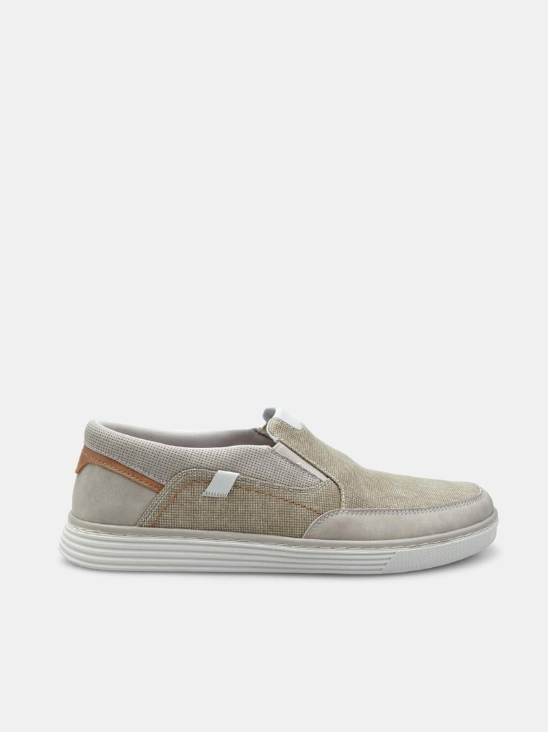 Chaussures slip-on comfortables BATA Beige - Kiabi