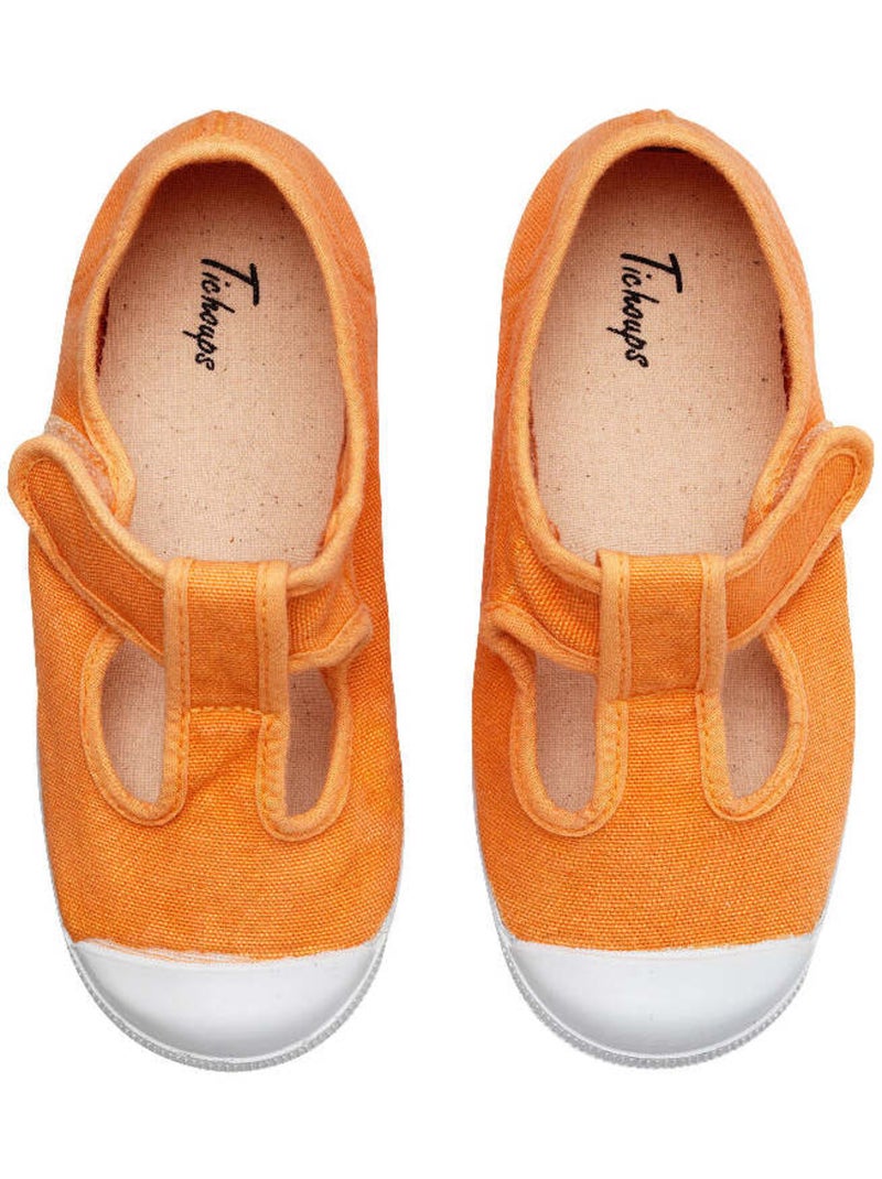 Chaussures toile enfant Helly Orange - Kiabi