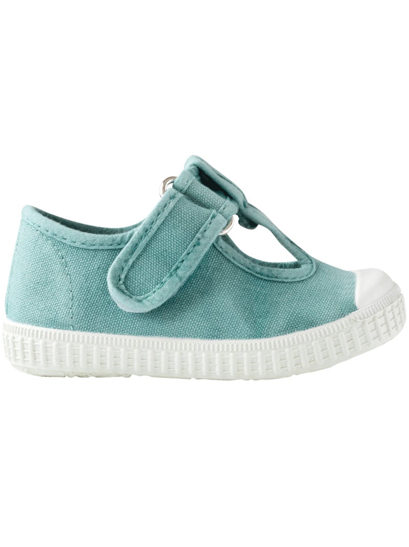 Chaussures toile enfant Helly Vert - Kiabi