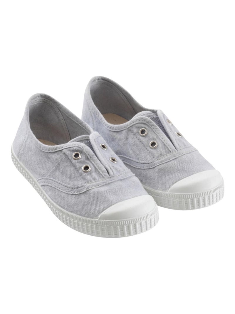 Chaussures toile enfant Tiwi Gris - Kiabi