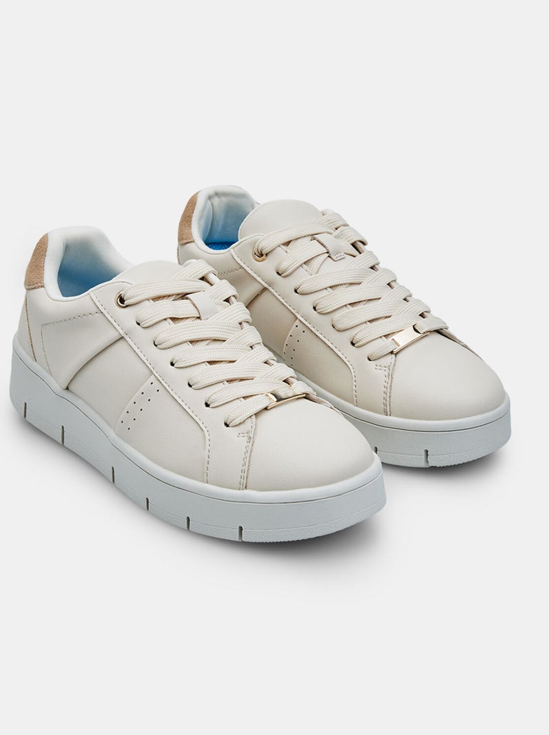 Chaussures Urban Casual  Bata à lacets Blanc - Kiabi