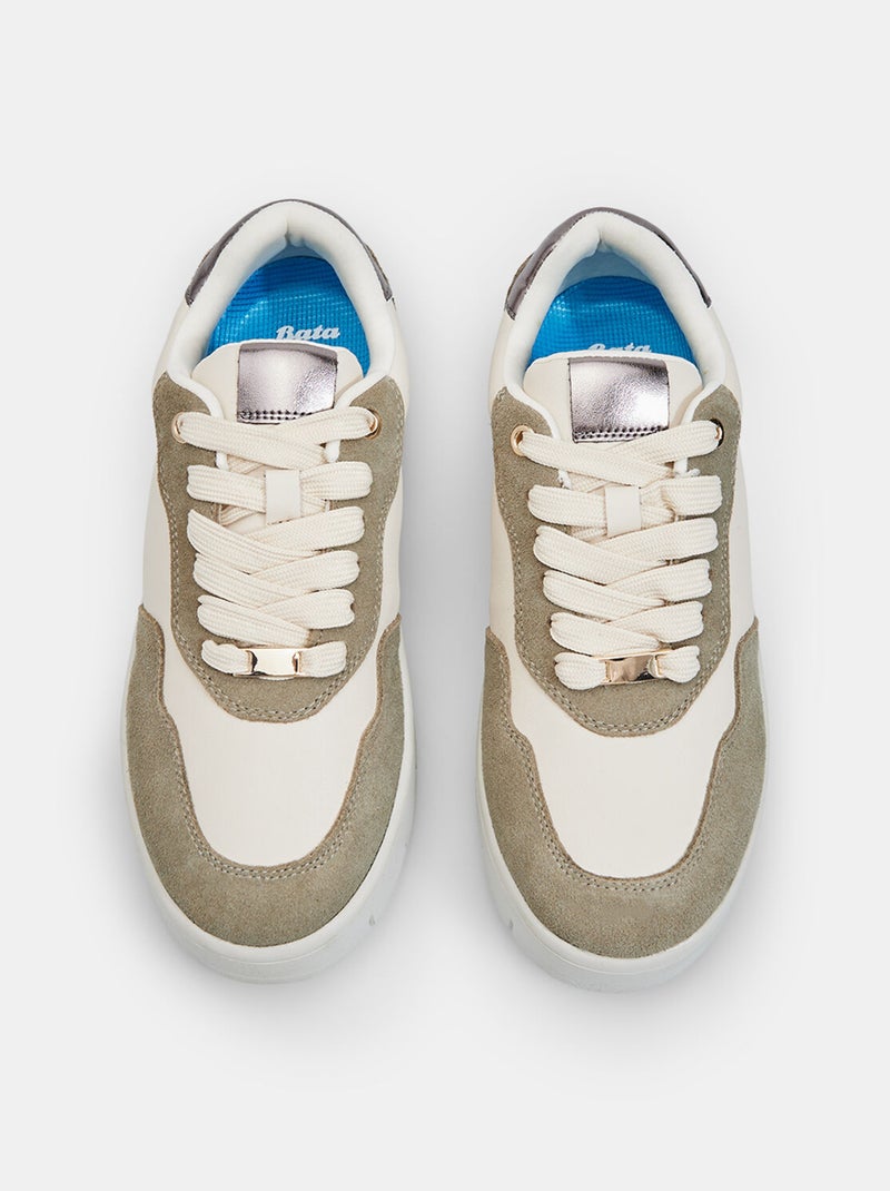 Chaussures Urban Casual  Bata à lacets Vert - Kiabi