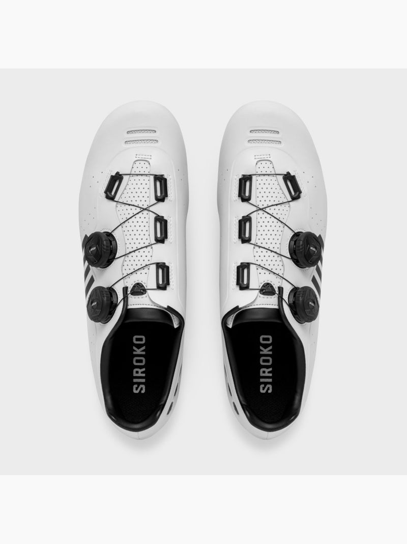 Chaussures vélo route cyclisme homme et femme infinity Blanc - Kiabi
