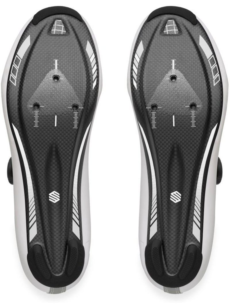 Chaussures vélo route cyclisme homme et femme okoris Blanc - Kiabi