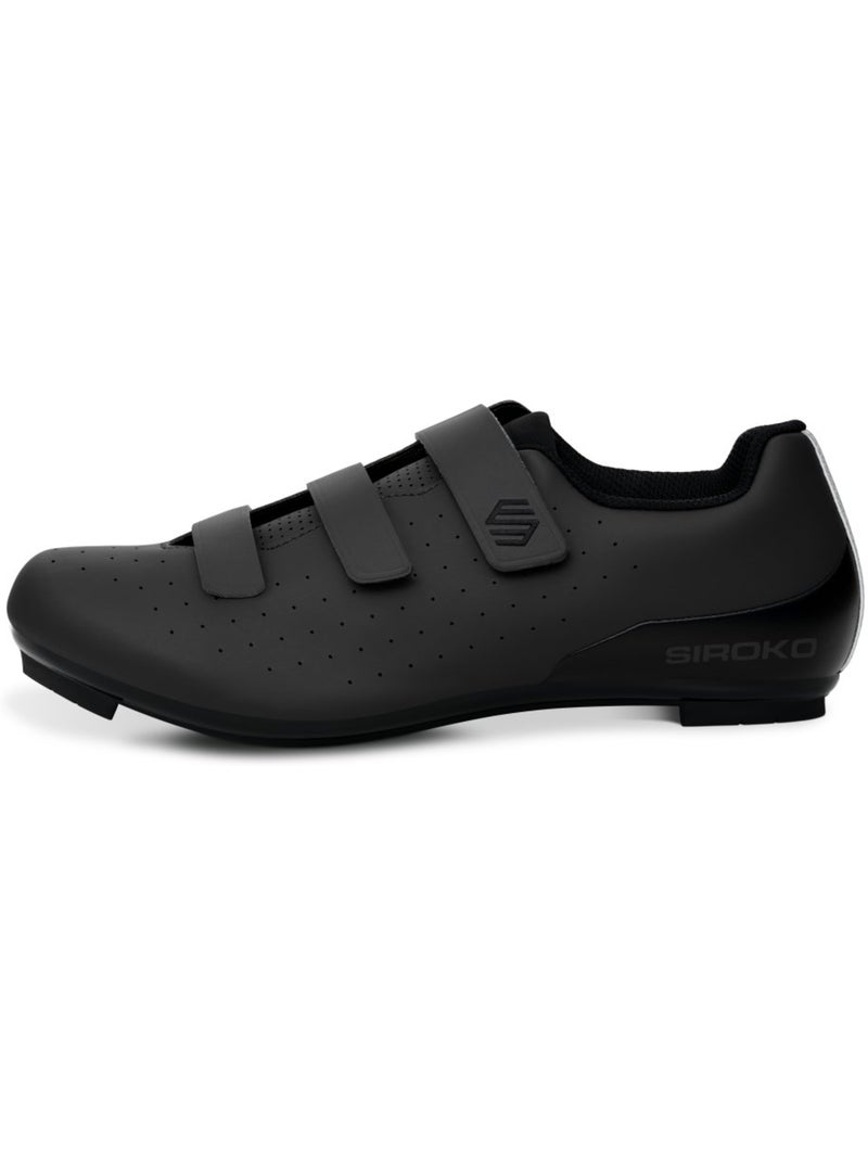 Chaussures vélo route cyclisme homme et femme riderev Noir - Kiabi