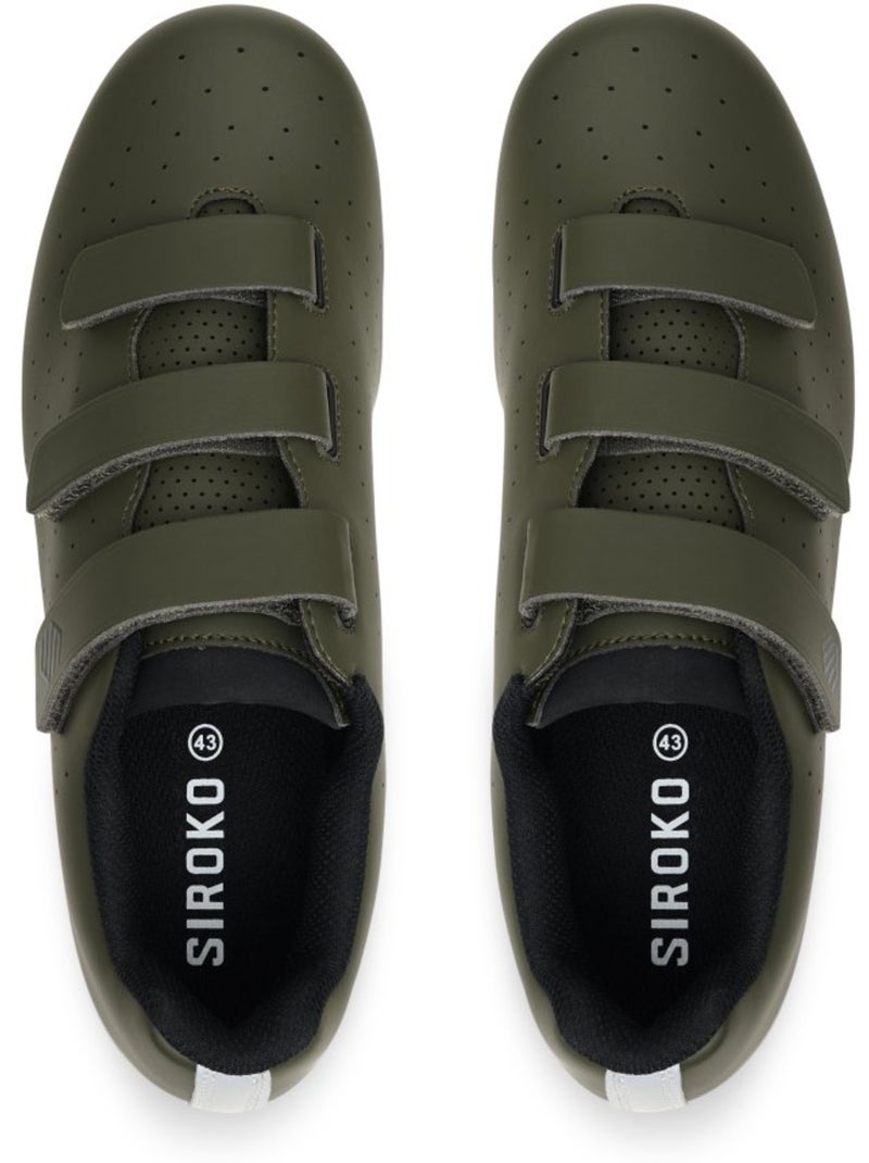 Chaussures vélo route cyclisme homme et femme riderev Vert - Kiabi