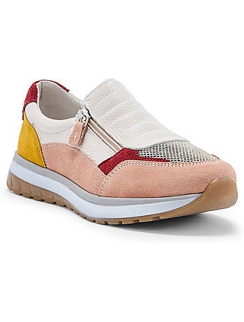 Chaussures zippées et élastiquées femme - PEDICONFORT