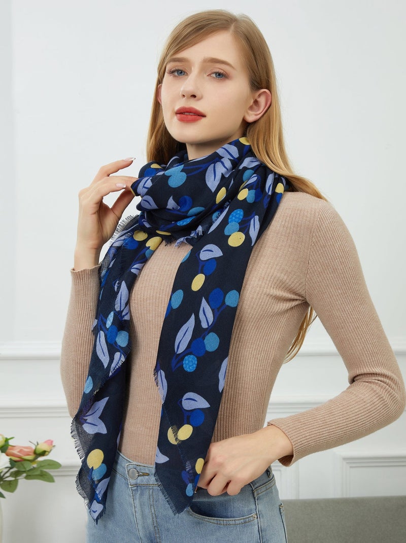 Chèche Automn Bleu - Kiabi