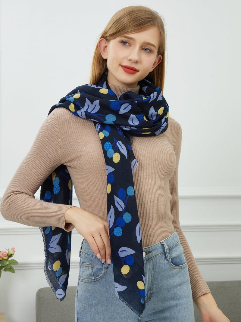 Chèche Automn Bleu - Kiabi