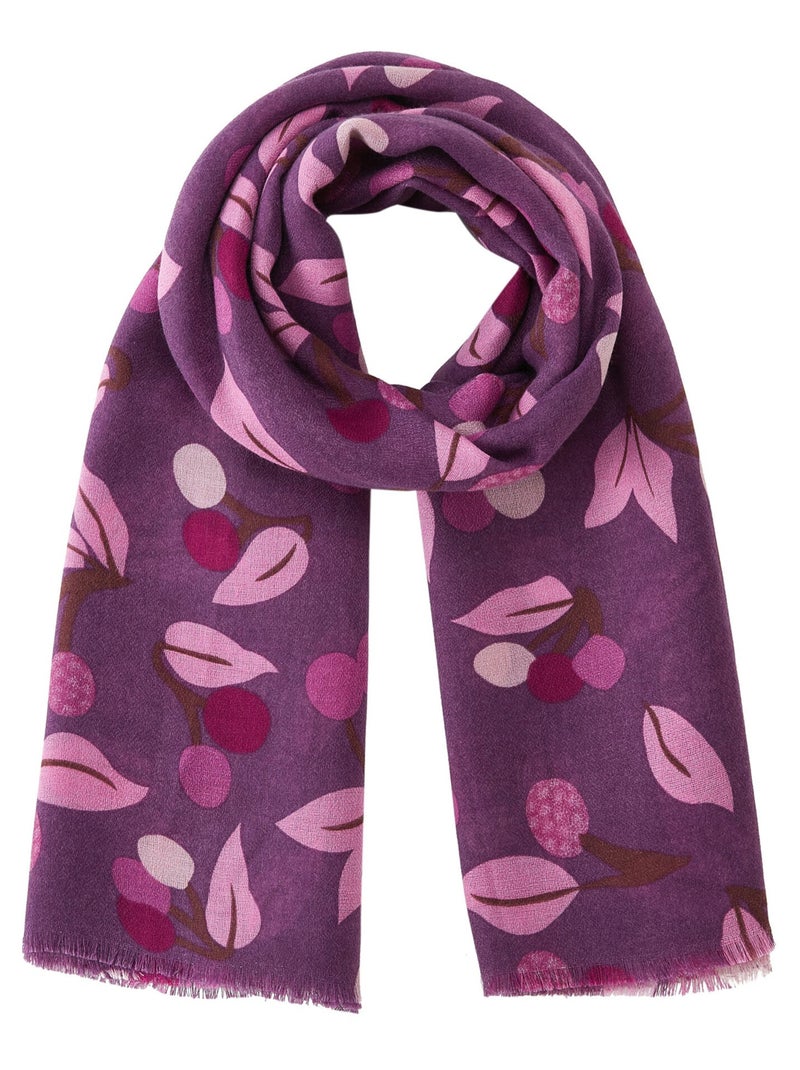 Chèche Automn Violet - Kiabi