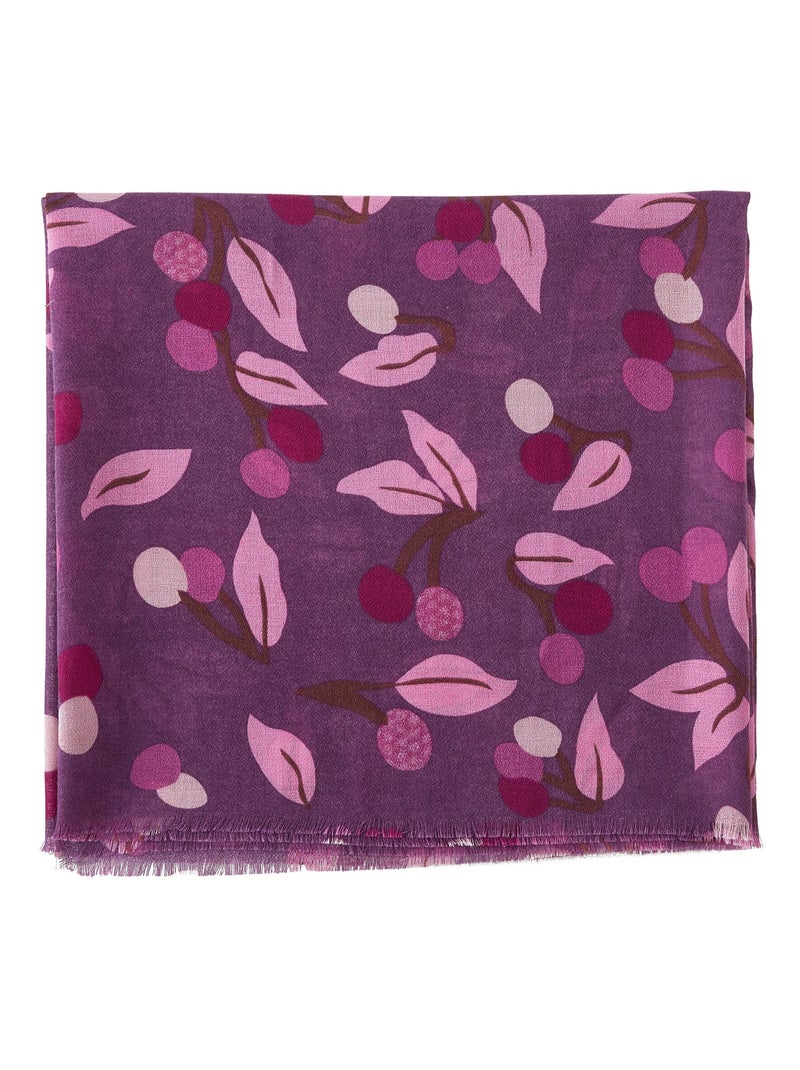 Chèche Automn Violet - Kiabi