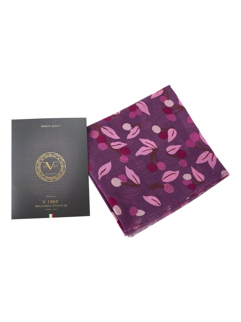 Chèche Automn Violet - Kiabi